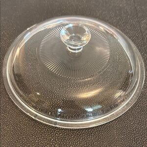 Pyrex Clear Glass Lid with knob 17 V1.5C A